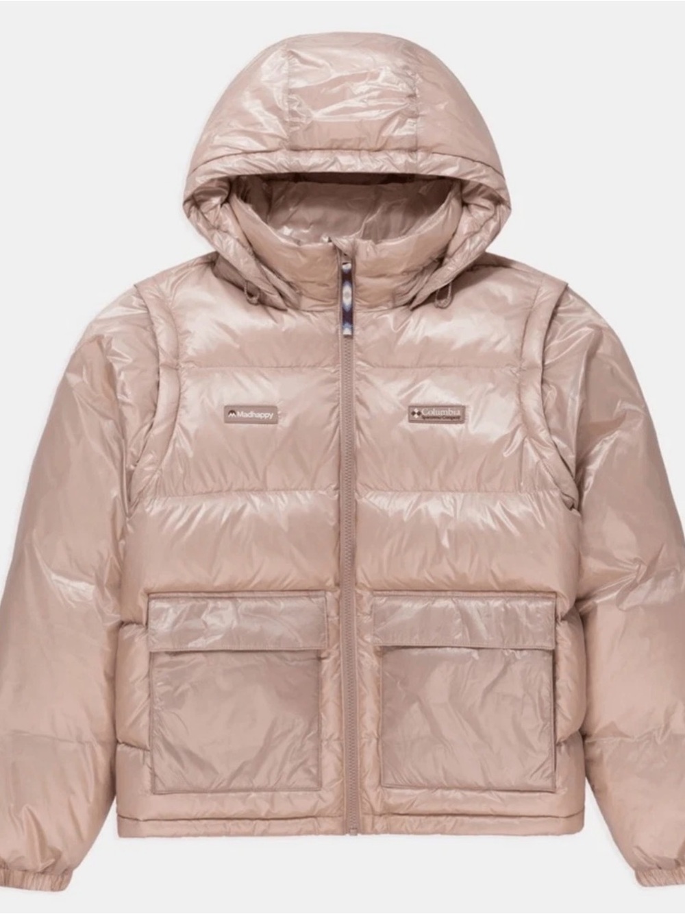 Columbia x Madhappy Women Hooded Puffer Jacket -